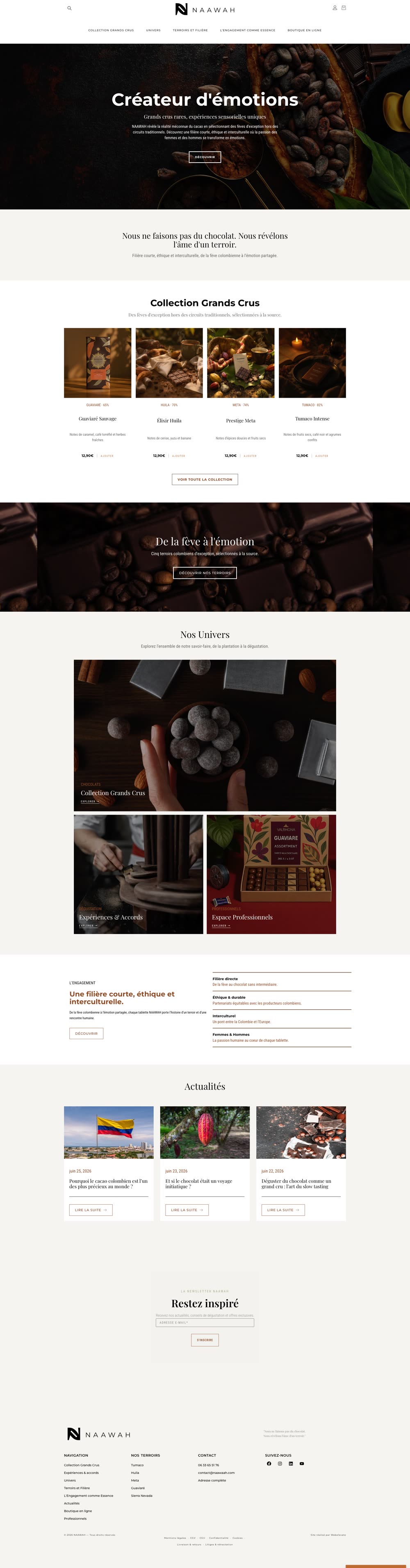 Naawah : Reconstruire l'e-commerce d'une marque de cacao de luxe